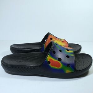 CROCS Tie Dye Slipon Slides Sandals